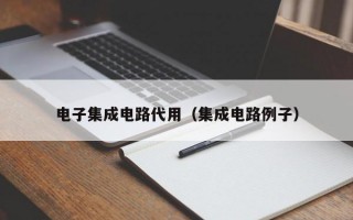 电子集成电路代用（集成电路例子）