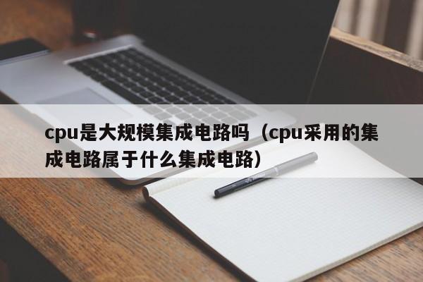 cpu是大规模集成电路吗（cpu采用的集成电路属于什么集成电路）-第1张图片-bevictor伟德官方网站-欢迎您